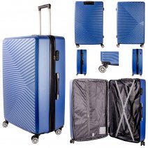 T-HC-11 BLUE 32'' TRAVEL TROLLEY SUITCASE