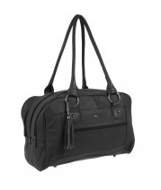 3744 BCKPCK WTH TOP ZP RND COMPARTMENT 2 FRONT BLACK