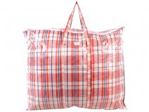 2472 RED CHECK LARGE LAUNDRY BAG