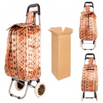 ST01 AZTEC ROSE GOLD 2-WHEEL SHOPPING TROLLEY BOX OF 10