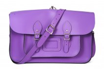 15" LIGHT PURPLE BACKPACK MAGNETIC LEATHER