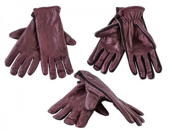 8917 BURGUNDY Ladies Sheep Nappa Gloves X016-X035