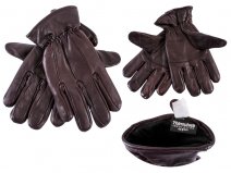 8926 "THINSULATE"GENTS SOFT LEATHEAR GLOVES D.Brown