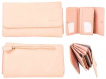 JBPS43 PINK PURSE WITH 3 FOLD