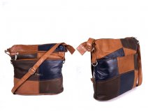 3862 LEATHER PATCH X BODY BAG