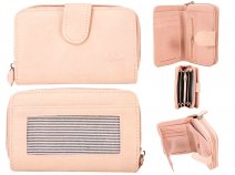 JBPS117 PINK PURSE WITH POP FRONT & 1 ZIP