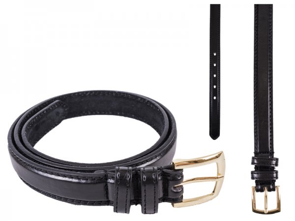 2703 1" BELT WITH SMOOTH FINISH BLACK Size XL (40"-44")
