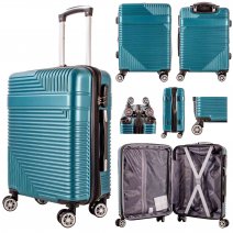 T-HC-C-13 GREEN CABIN-SIZE TRAVEL TROLLEY SUITCASE