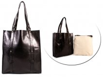 5823 real leather bag black