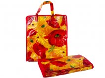 0007- red/flowers/yellow Set of 12