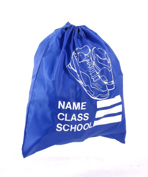 SHOE SCHOOL GYM BAG ROYAL BLUE