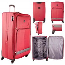 2001 BURGANDY LIGHTWEIGHT 32'' TRAVEL TROLLEY SUITCASES
