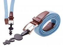 STRETCHY 30 BABY BLUE BELT M/L 32''-38'' FOR MEN AND WOMEN