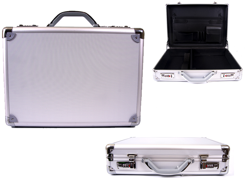 6930 Silver Aluminium Exec/Laptop case B005 - Click Image to Close