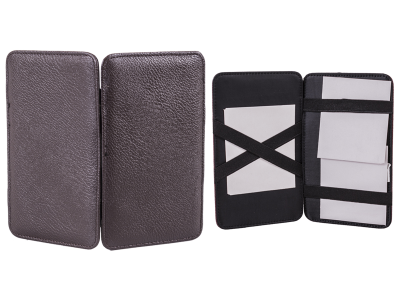 8013 Brown Grained PU Puzzle Wallet/Milkman's Wallet - Click Image to Close